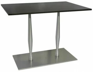 Vela Arredamenti Прямоугольный стол из нержавеющей стали по контракту Slogi