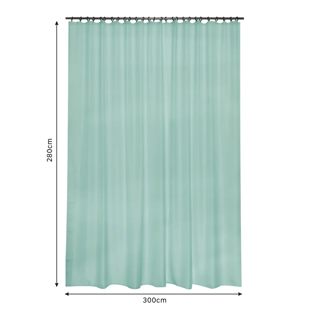 Тюль на ленте Inspire Polyone Laguna 300х280 см цвет бирюзовый 17995622 STLM-2209468  - Вид №2