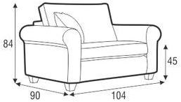 Sits Кресло с обивкой из ткани с подлокотниками Romantic sun-id-1418235 - Вид №2
