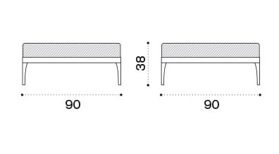 Мягкий низкий садовый стул Ethimo ARCH-00012958 - Вид №1