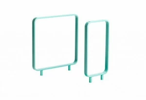 VESTRE Скамья из стали и дерева со спинкой Hvilan