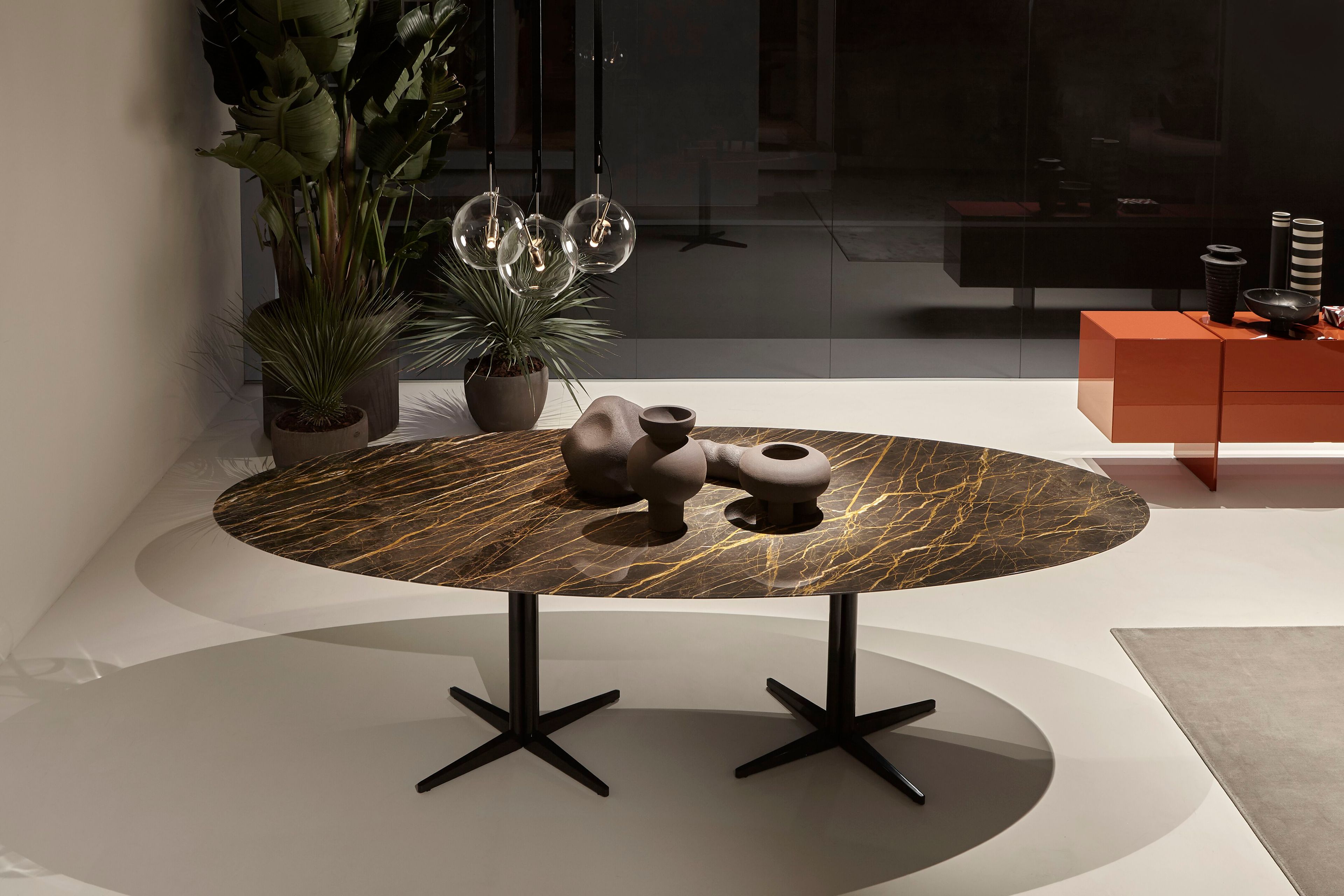 Овальный мраморный стол со спицами Antoniolupi JAMES ARCH-00126961 - Вид №1