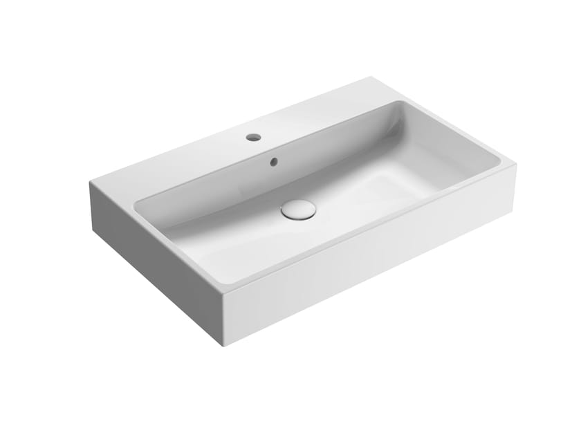 Одинарная керамическая раковина с переливом Ceramica Globo классика ARCH-00048108