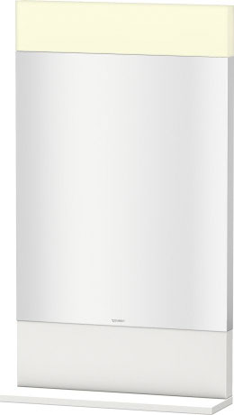 VE751009191 Vero Зеркало с полочкой внизу Серо-коричневый декор Duravit - Вид №1