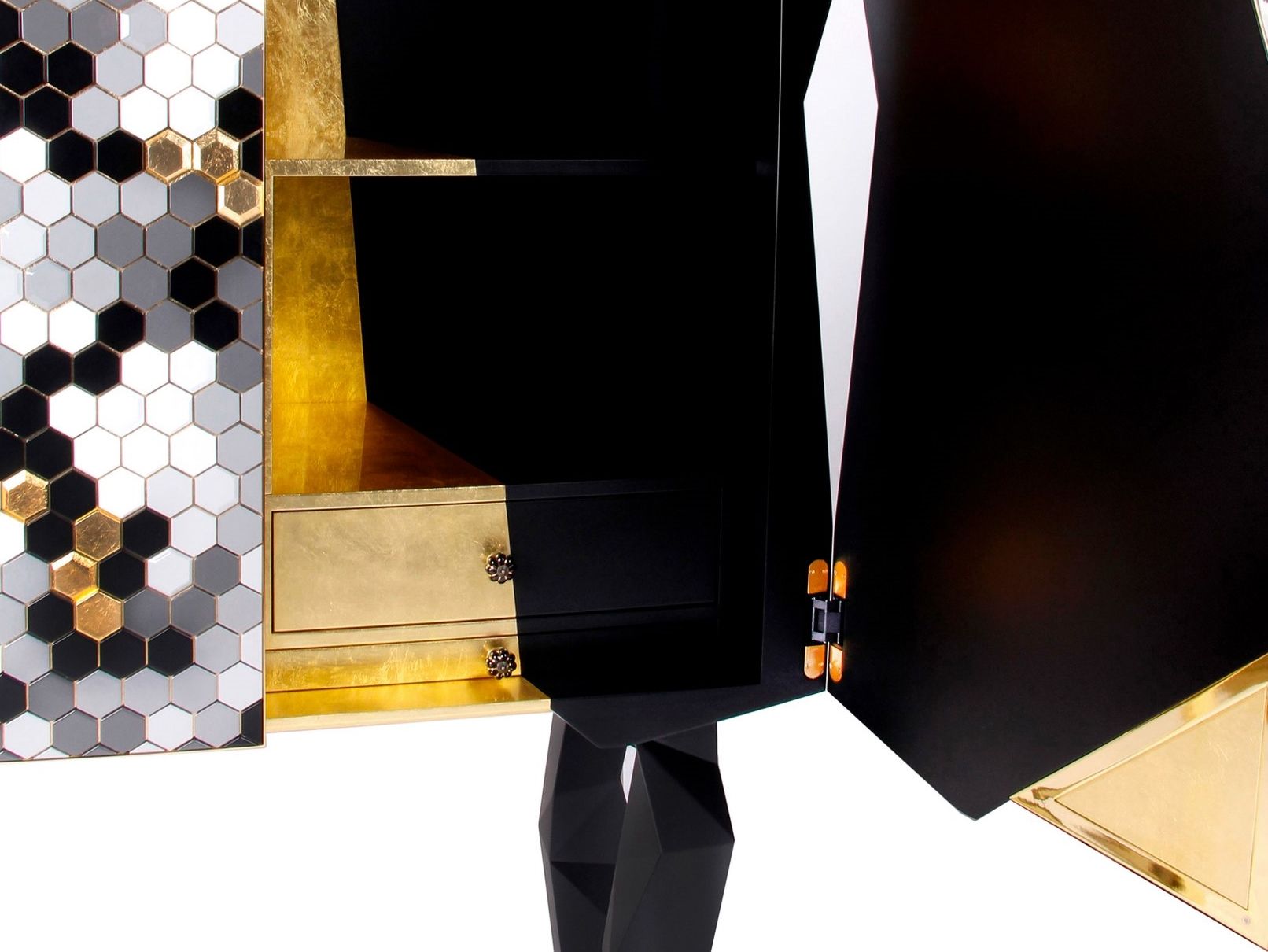 Деревянный шкаф с распашными дверцами ROYAL STRANGER HONEYCOMB ARCH-00035251 - Вид №3