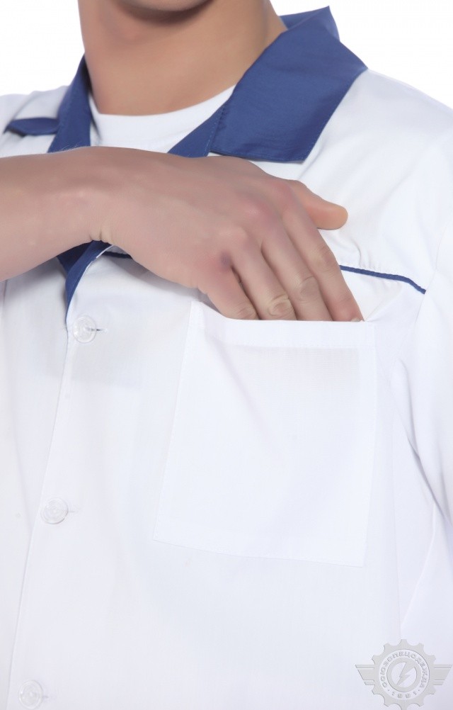 67284 Костюм "Технолог" мужской василек  Медицинская одежда  размер 56-58/182-188 Спецодежда  - Вид №12