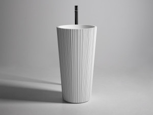 Круглый отдельно стоящий умывальник