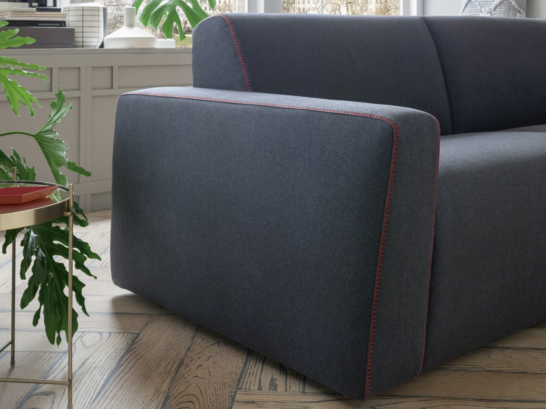 Двуспальный диван-кровать из ткани Felis Day &amp ARCH-00036494 - Вид №1