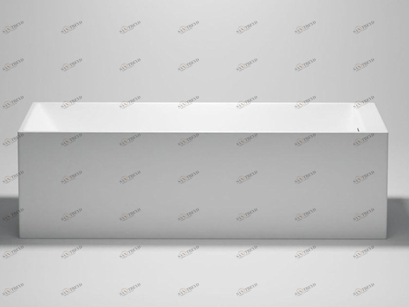 Blu Bathworks® Прямоугольная ванна синего цвета ∙ stone ™ Metrix Bt0105.01