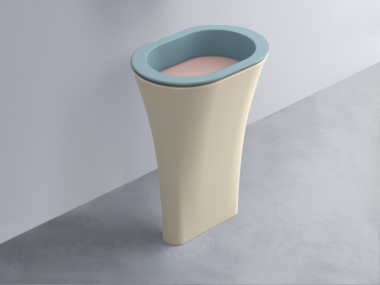 AMLA65-PL+AMPILO-CP+AMCOLO-LN Раковина Amedeo Ovale отдельностоящая cielo Enjoy + Amedeo Ceramica Cielo