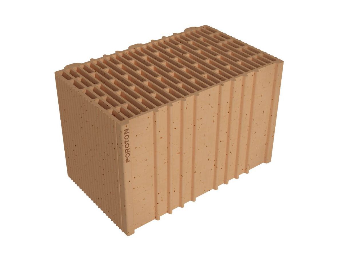Теплоизоляционный кирпичный блок DI MUZIO LATERIZI стена POROTON® - P600 ARCH-00025209 - Вид №1