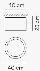Vibia Светодиодный потолочный светильник из боросиликатного стекла Guise sun-id-1374226 - Вид №8