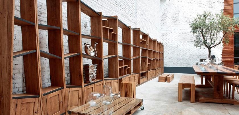 Devina Nais Модульная стенка для хранения из массива дерева Unika sun-id-1379594 - Вид №5