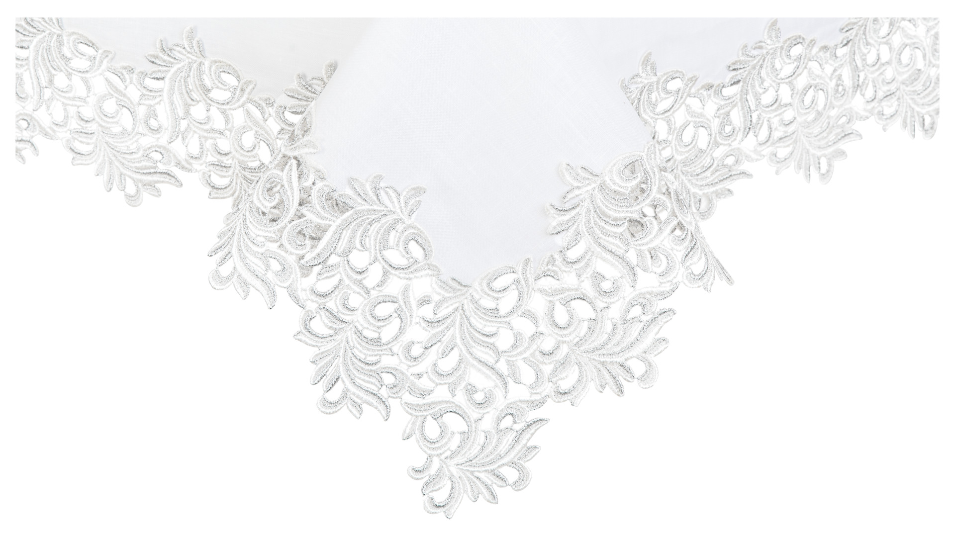 10618325 Weissfee Скатерть Weissfee "Гала Роял" 170х370см (шампань, серебро) Лён  - Вид №1