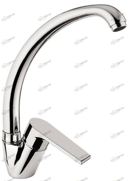 Rubinetterie Mariani Смеситель для кухни на столешнице из хромированной латуни Artic 570-at