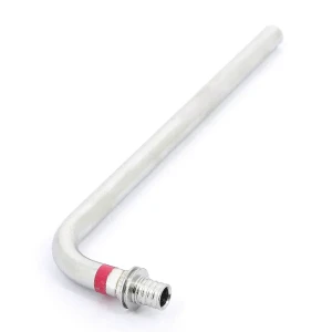 Трубка для подключения радиатора Г-образная Rehau Rautitan 16/250, нержавеющая сталь