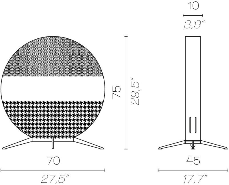 Contardi Напольный светодиодный торшер из ткани Promo outdoor 2020 sun-id-1423804 - Вид №13