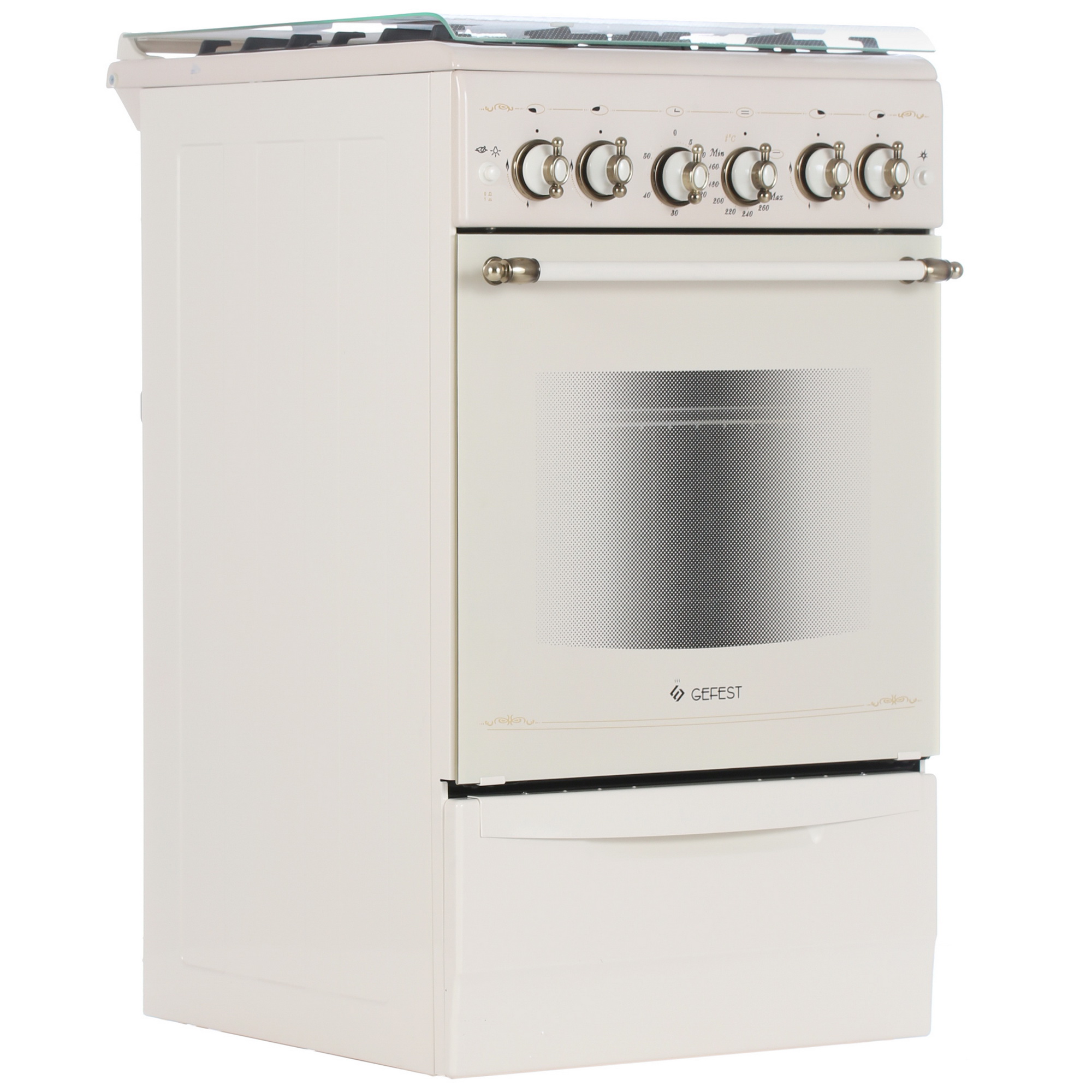 1182136 Газовая плита Gefest ПГ 5100-02 0182 бежевый STDN-0014545 - Вид №1