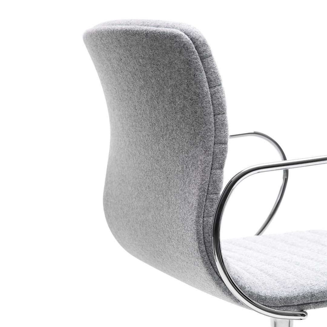 Тканевый мягкий поворотный операционный стул с подлокотниками VAGHI Union Guest ARCH-00073045 - Вид №8