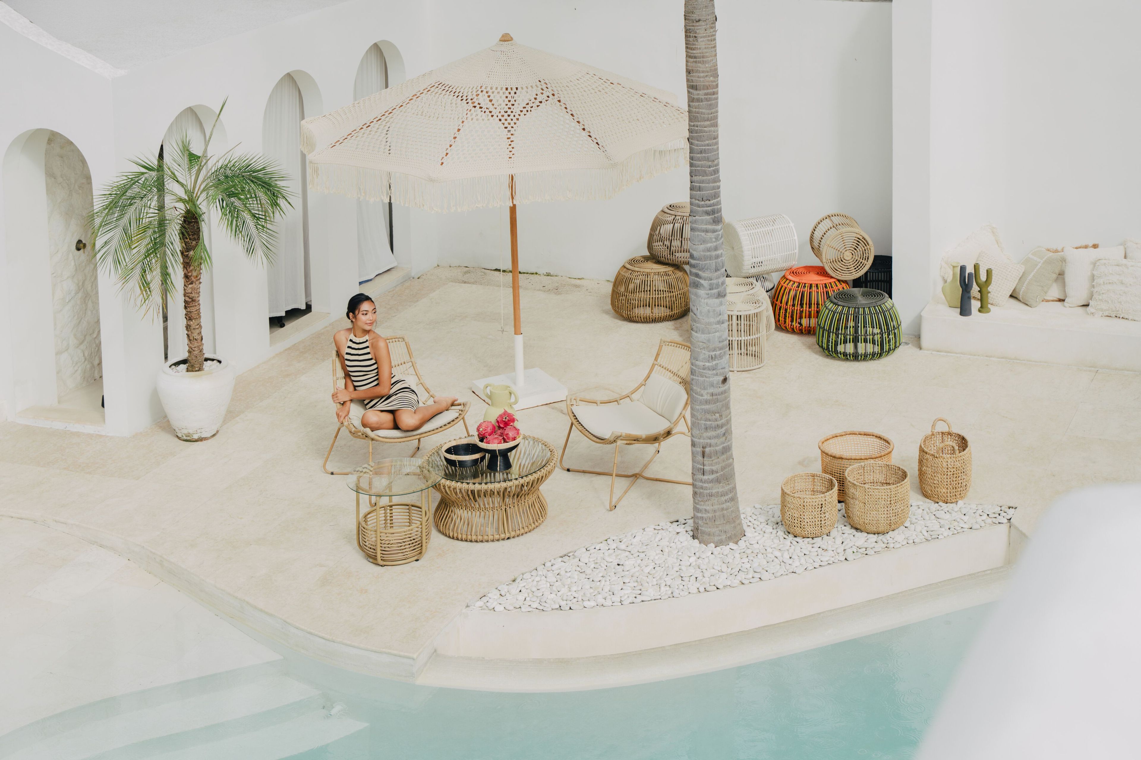 Садовое кресло из синтетического волокна cbdesign Монако ARCH-00013160 - Вид №8