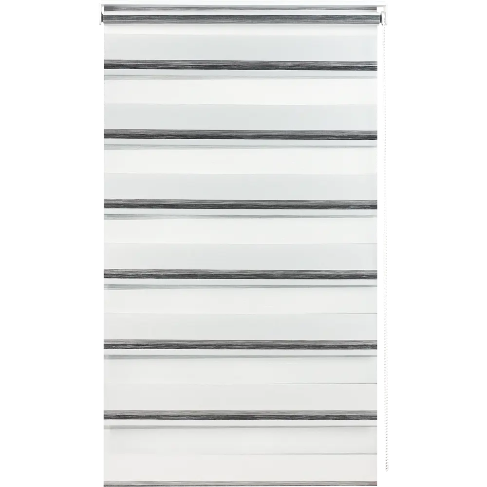 Штора рулонная день-ночь Лечче 55x160 см серо-молочная MIAMOZA STLM-2148461 - Вид №1