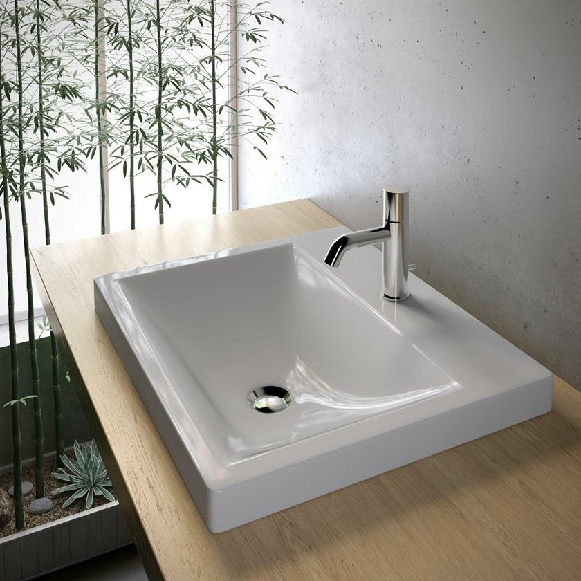 Lil4655101 Накладная раковина на столешницу  овальная Olympia Ceramica LAVABI D'ARREDO - Вид №1