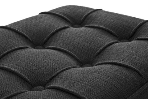 Скамейка Beekman от Eichholtz Черный/Хром EICHHOLTZ ДИЗАЙНЕРСКИЕ, EICHHOLTZ 060430 Хром  - Вид №1