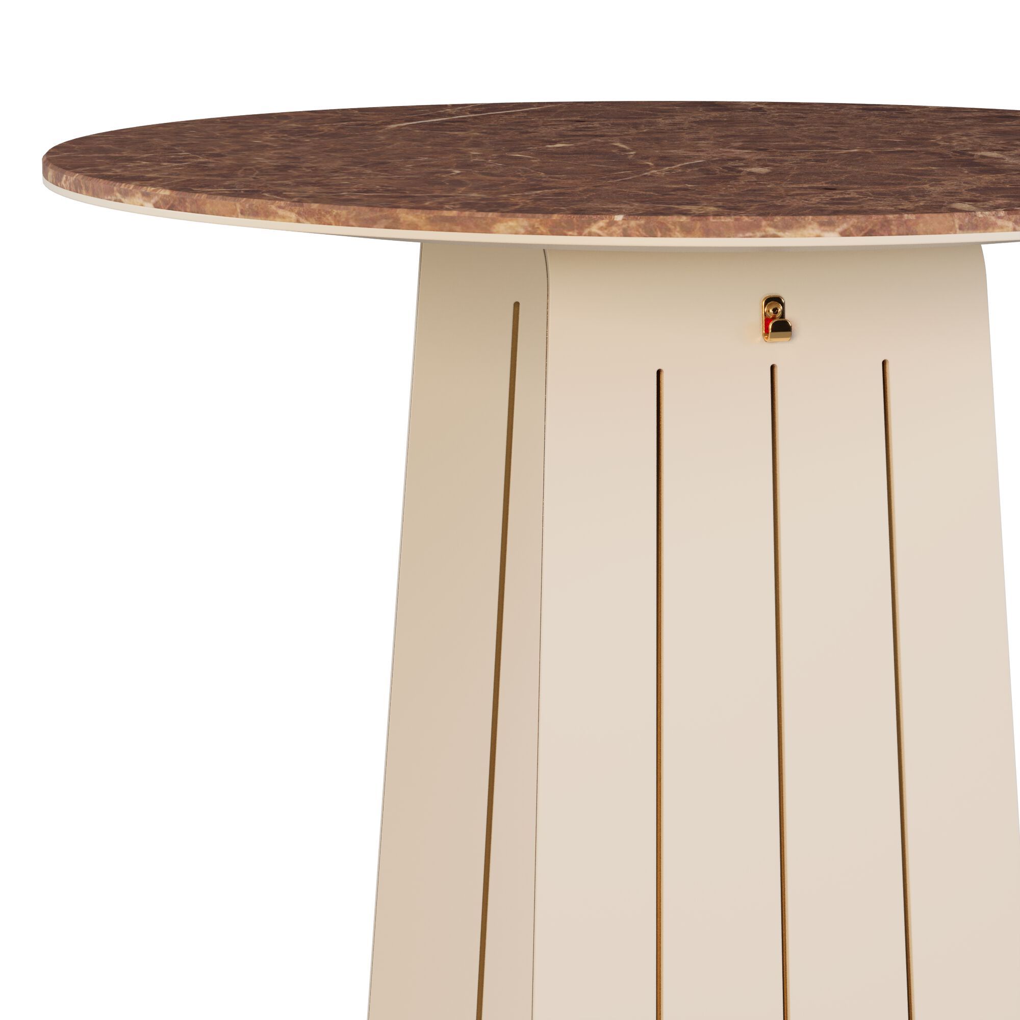 Высокий круглый садовый стол с мраморной столешницей Myface Orizon ARCH-00064714 - Вид №5