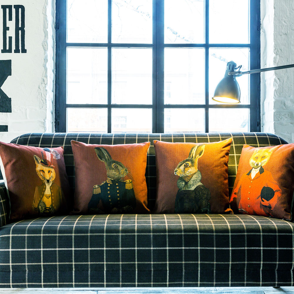 2719013 Декоративная подушка «Мистер Заяц», версия Шоколад Object Desire  - Вид №5