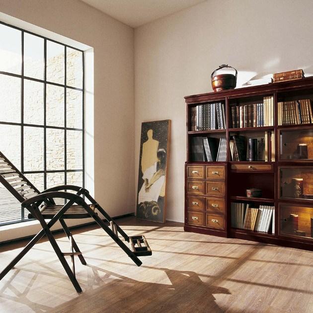 L'Origine Модульный книжный шкаф из вишневого дерева с ящиками Replica sun-id-1441086 - Вид №2