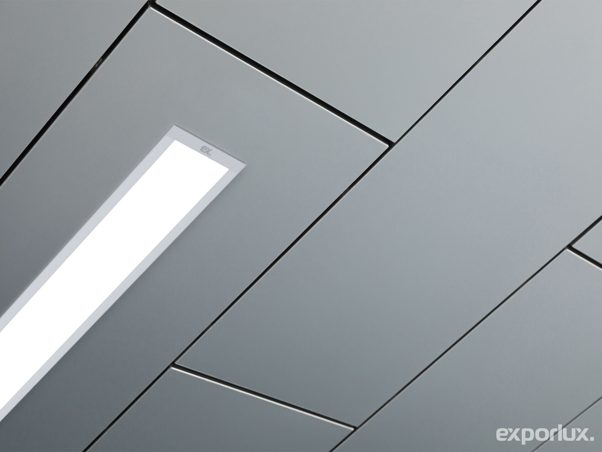 Утопленный алюминиевый светодиодный потолочный светильник Exporlux OFFICE EN ARCH-00018915 - Вид №2