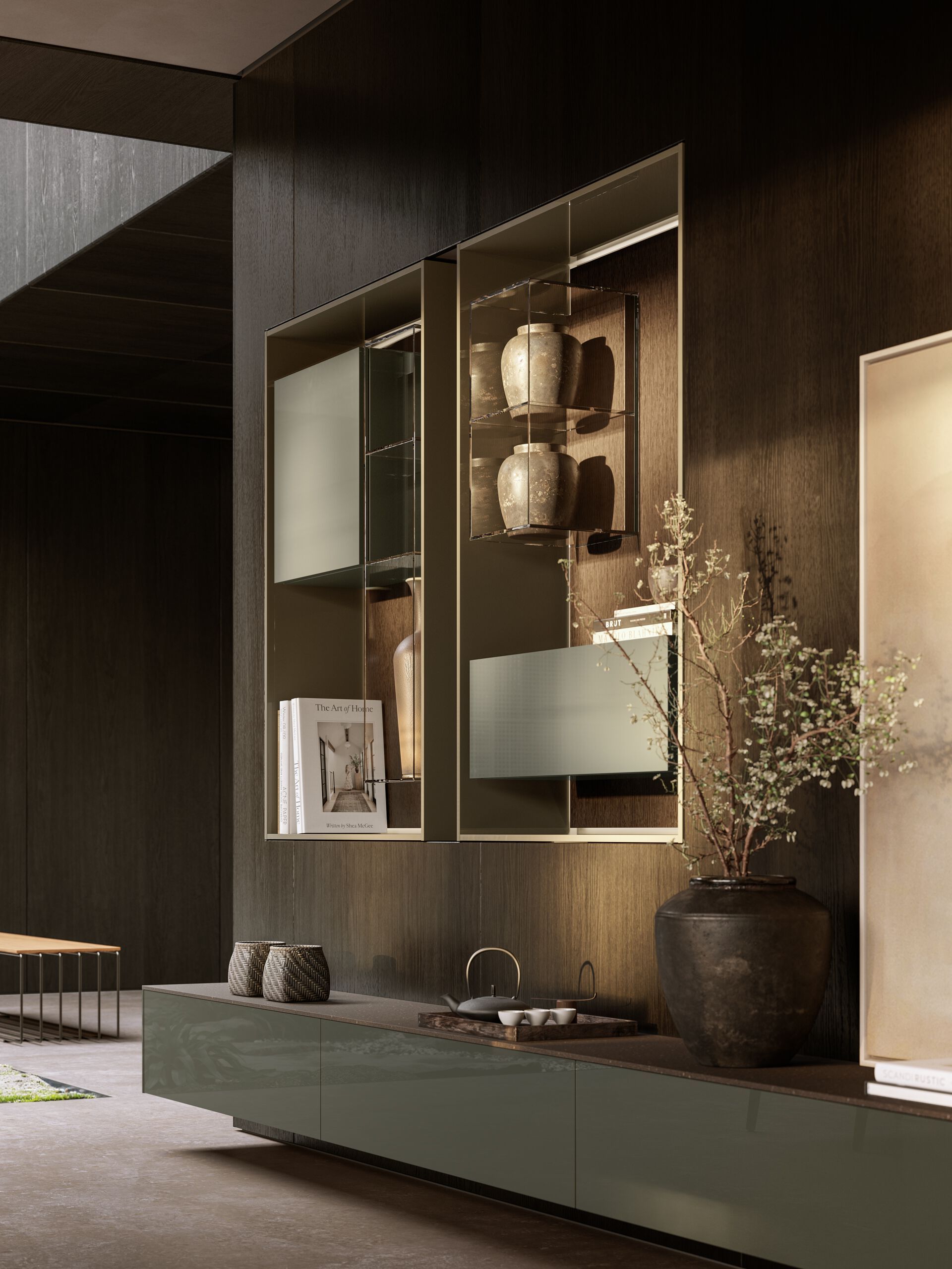 Секционная оборудованная стена Lema LT40 ARCH-00101835 - Вид №2