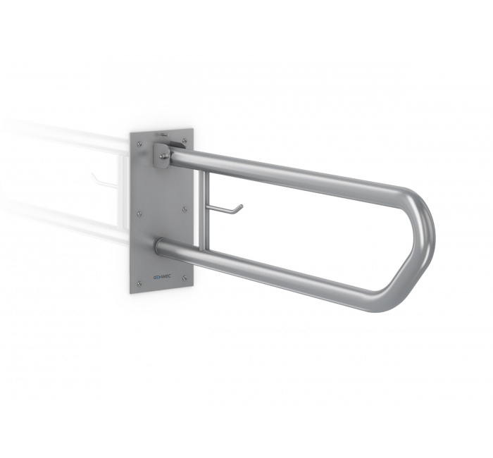 GW11 07 04 01 Genwec Складной стержень 800 мм держатель рулона из сатинированной нержавеющей стали 