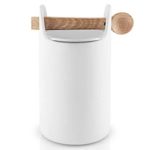 Банка с крышкой и с ложкой 20 см белая Toolbox EVA SOLO  00-3872319 Белый