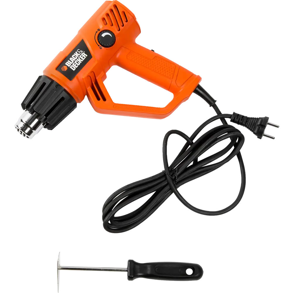 Фен технический Black&Decker KX2001-QS, 2000 Вт BLACK + DECKER STLM-2107654 - Вид №5