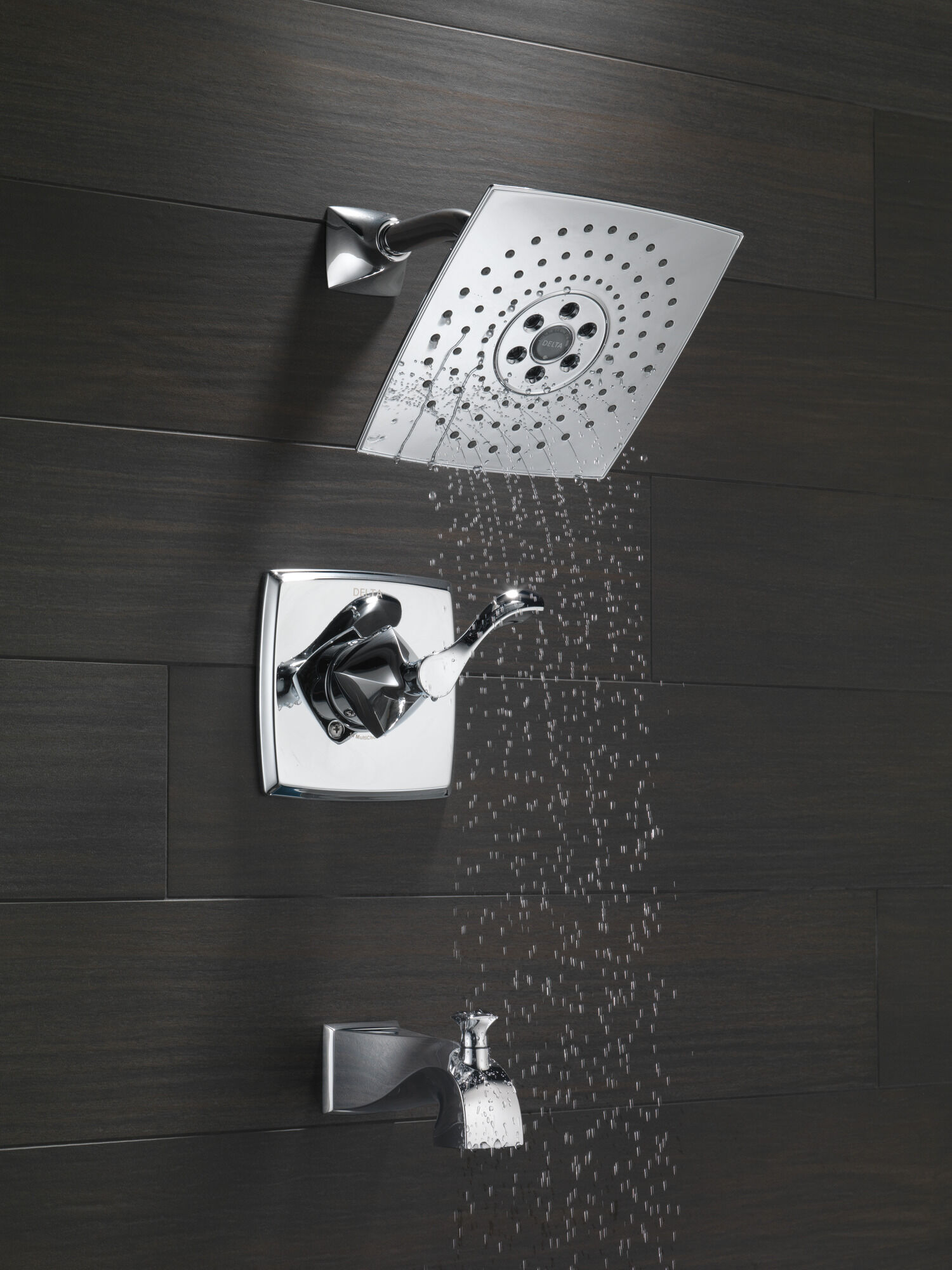 144741 Для ванны и душа Monitor® серии 14 Delta Faucet Everly Хром  - Вид №8