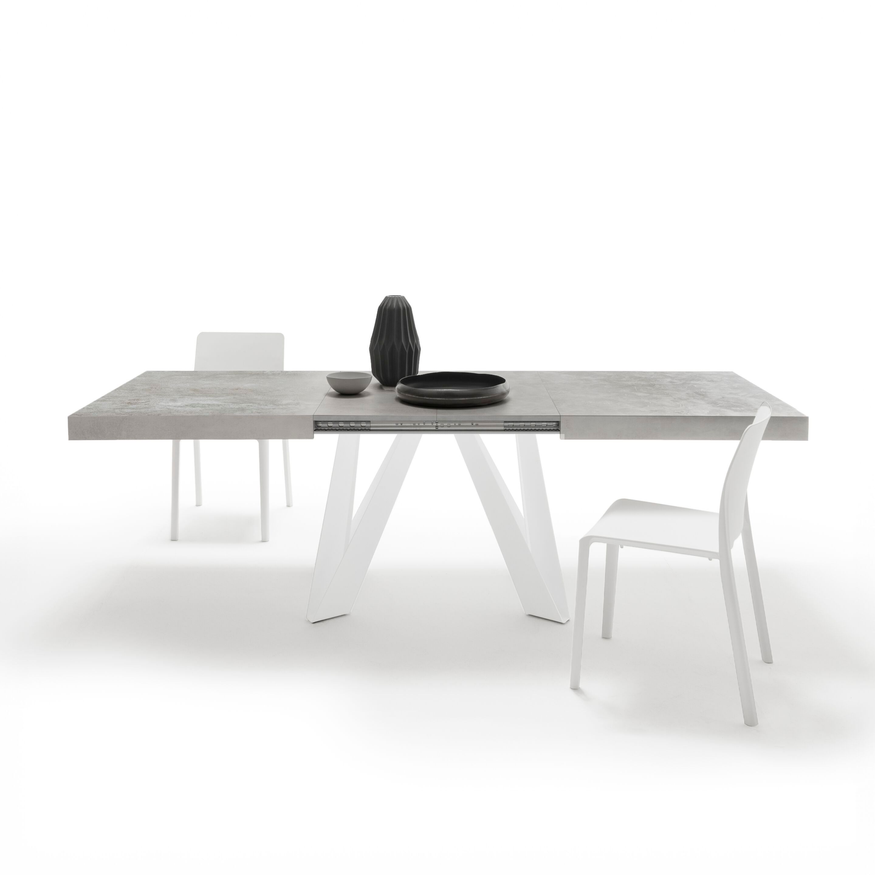 Выдвижной прямоугольный стол из железа с меламиновой столешницей Mobili Fiver ROMINA ARCH-00069646 - Вид №98