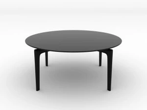 arper Круглый стеклянный журнальный столик Saul