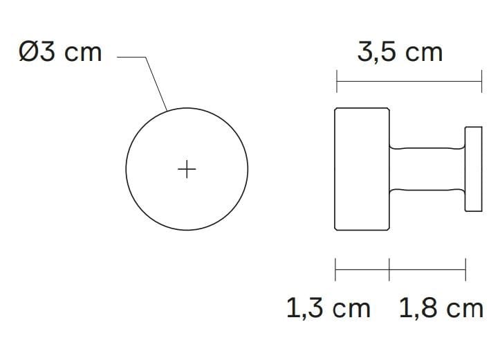 Вешалка для одежды / латунная ручка Form & Refine Angle ARCH-00151150 - Вид №9