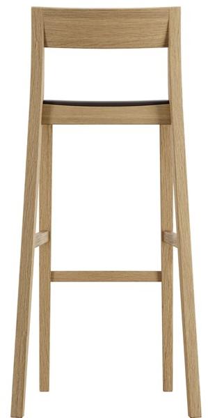 horgenglarus Высокий табурет из массива дерева со спинкой Lyra 11-680 - Вид №17