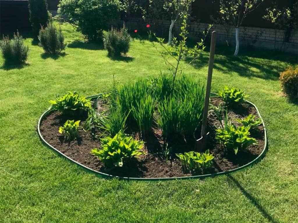 Садовый бордюр "Канта", коричневый ГеоПластБорд GPBST-44 - Вид №6