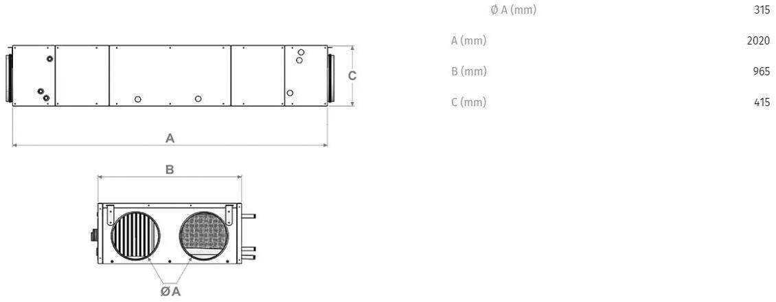 Vortice Рекуператор тепла промышленного назначения Vort nrg ecr 45381 - Вид №1