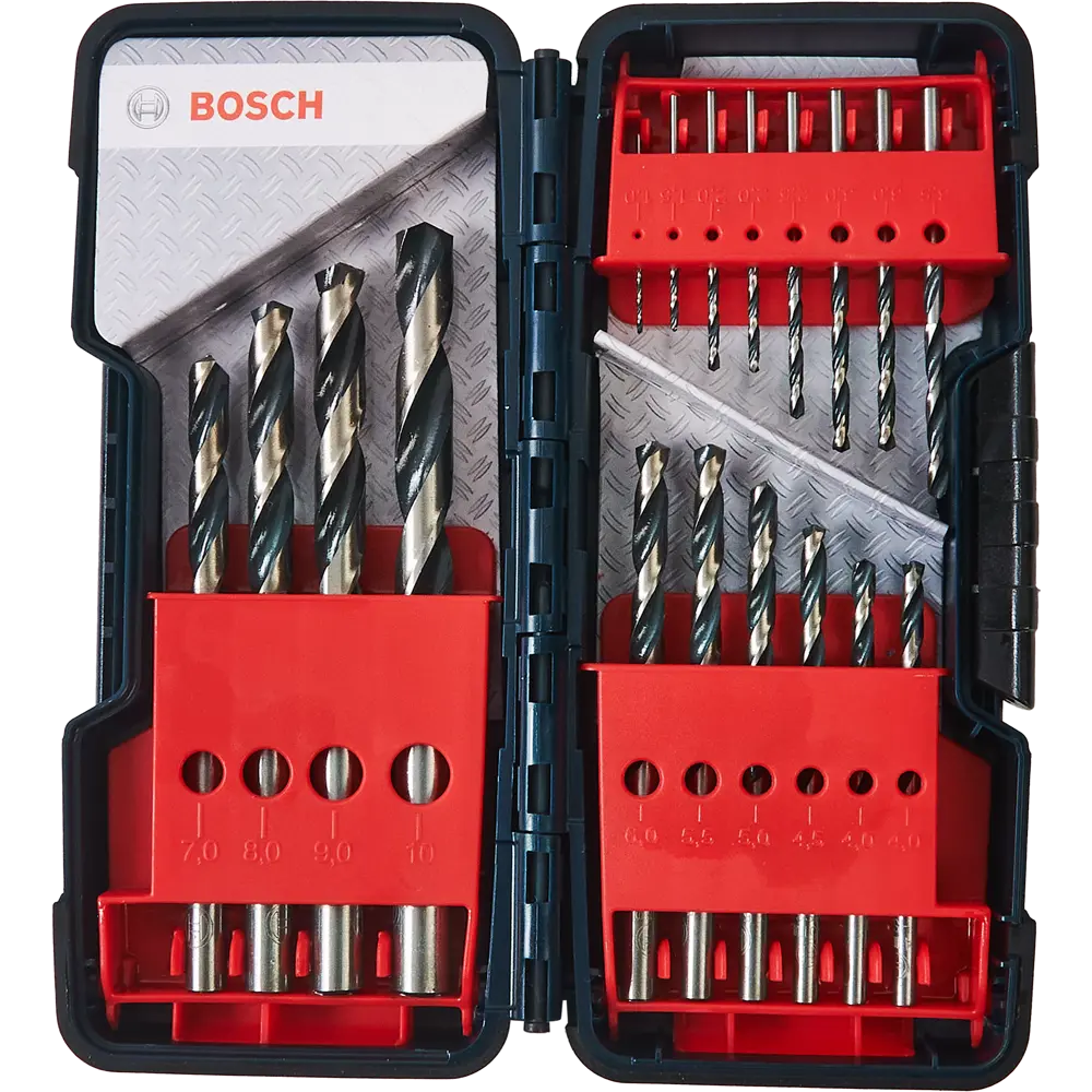 Набор свёрл по металлу HSS Bosch PointTeQ 2608577350, 18 шт. 83433423 STLM-2207573 BOSCH PROFESSIONAL  - Вид №1