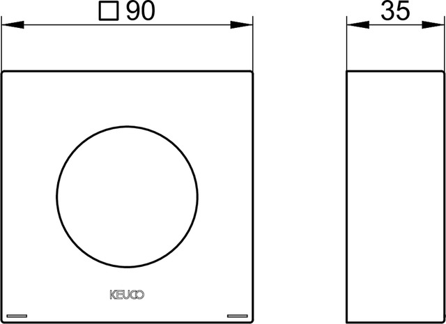 59551070382 Розетка с удлинением KEUCO IXMO - Вид №3
