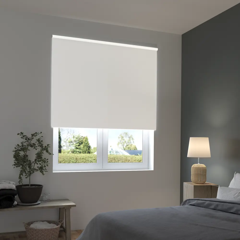 Штора рулонная блэкаут Inspire Santos 160x175 см белая White 0 82688245 STLM-2093009 - Вид №9