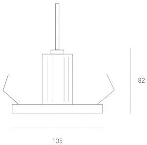 Eden Design Круглый встраиваемый алюминиевый точечный светильник с регулятором яркости °cd sun-id-1485760 - Вид №5