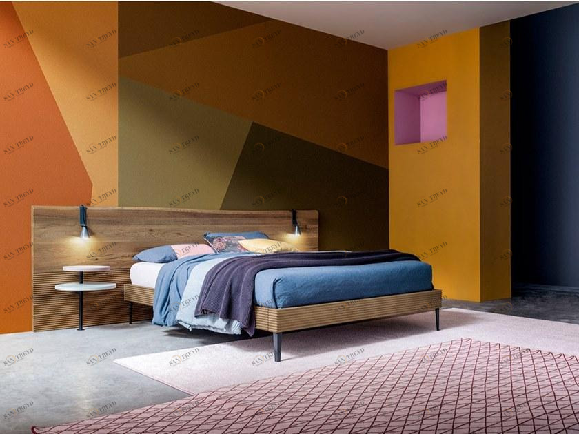 Devina Nais Изголовье из массива дерева для двуспальной кровати Master sun-id-1361200