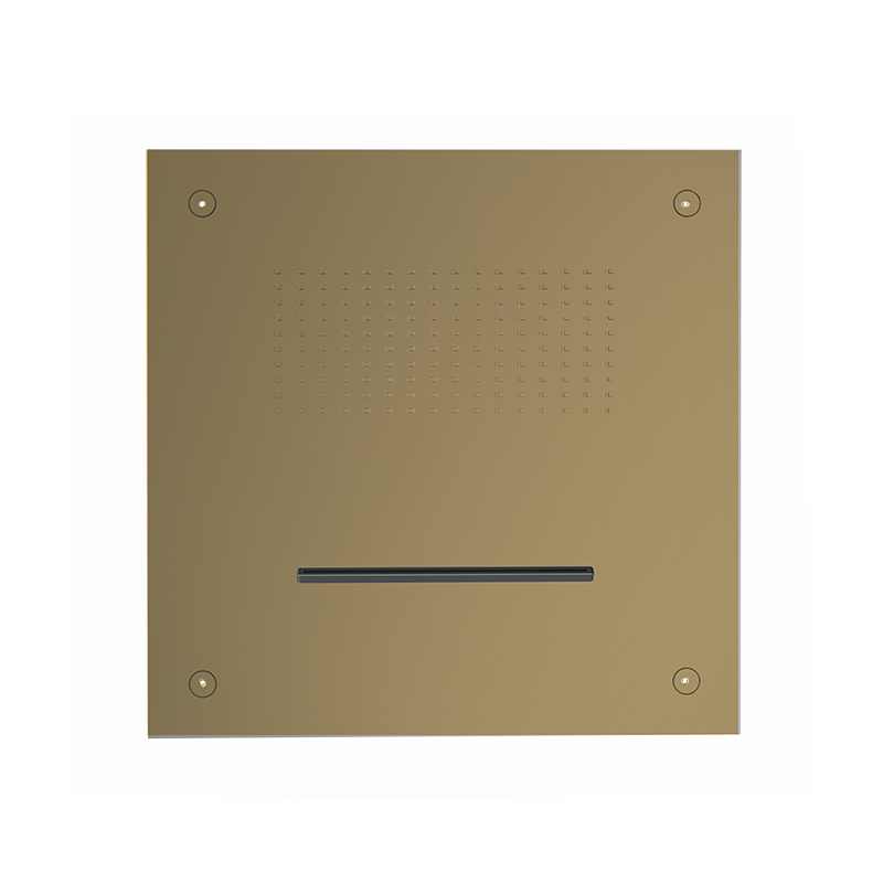 00081027 PREMIUM Площадь встроенных душевых 2 способами Матовое Золото GRB MIXERS 