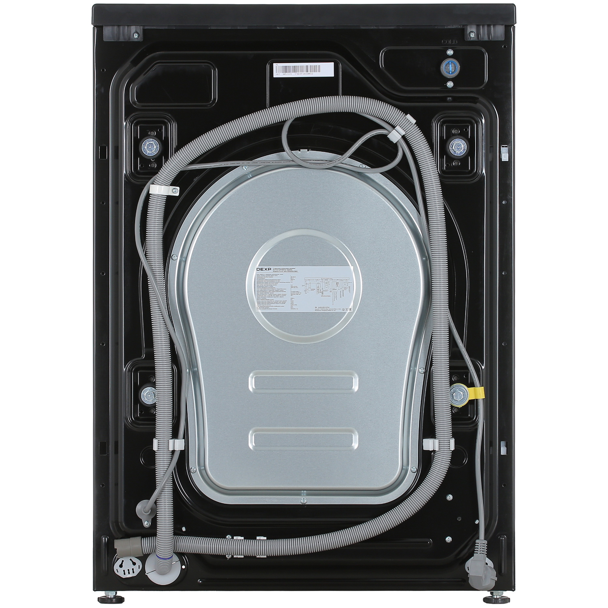 5427742 Стирально-сушильная машина DEXP WD-F814DMG/GBSI черный STDN-0088329 - Вид №12
