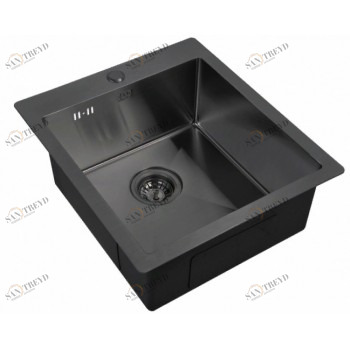 Zorg INOX-PVD 4551 GRAFIT Мойка кухонная прямоугольная Zorg 